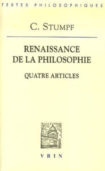 Renaissance de la philosophie - quatre articles