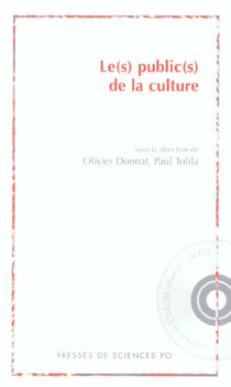 LE(S) PUBLIC(S) DE LA CULTURE. AVEC 1 CD-ROM