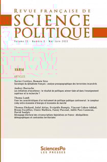 Revue française de science politique