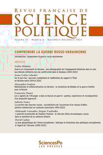 Revue française de science politique n.73