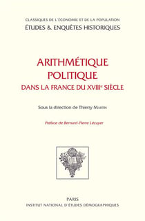 Arithmétique politique dans la France du XVIIIe siècle