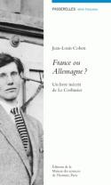 France ou Allemagne ? un livre inécrit de Le Corbusier