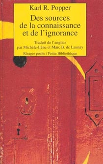 Des sources de la connaissance et de l'ignorance - fermeture et bascule vers 9782743645434