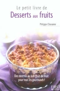 Le petit livre de desserts aux fruits