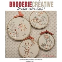 Brodez votre noël ! broderie traditionnelle & point de tige