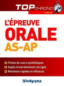 L'épreuve orale AS-AP (3e édition)
