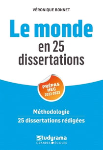25 dissertations sur le thème de culture générale : prépa commerciale