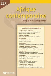 Afrique contemporaine n.225 - la crise alimentaire au niger