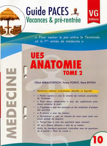GUIDE VACANCES PACES ANATOMIE UE5-T2