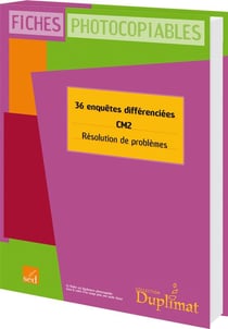 36 ENQUETES DIFFERENCIEES - RESOLUTION PROBLEMES CM2