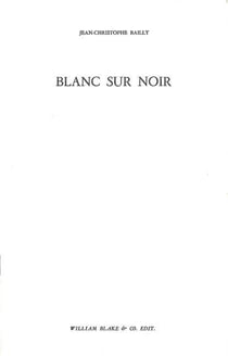 Blanc sur noir