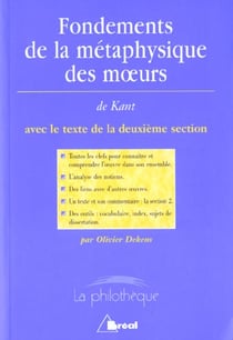 Fondements de la métaphysique des moeurs, de Kant