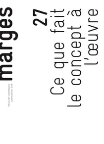 Marges : ce que fait le concept à l'oeuvre