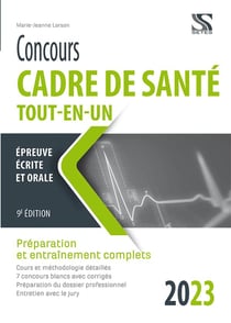 Concours cadre de santé : tout-en-un (édition 2023)