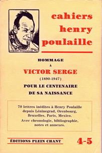 Cahiers Henry Poulaille Tome 4/5 : Hommage à Victor Serge