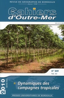 Dynamiques des campagnes tropicales
