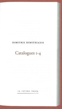 Catalogues I-4
