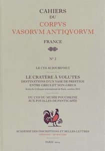 Le cratere a volutes. destination d'un vase de prestige entre grecs et non-grecs