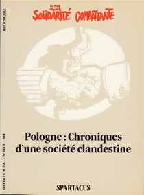 POLOGNE : CHRONIQUES D'UNE SOCIETE CLANDESTINE  b144