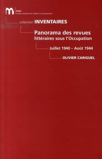 Panorama des revues littéraires sous l'occupation