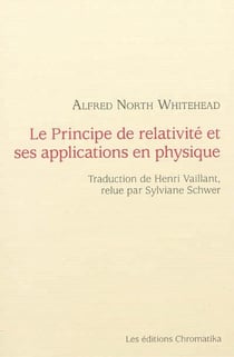 Le principe de relativité et ses applications en physique