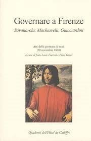 Governare a firenze 1494-1530.