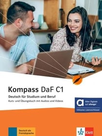 Kompass Daf : Allemand : C1 - Livre + cahier d'activités hybride