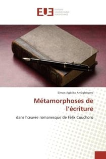 Metamorphoses de l'ecriture : Dans l'oeuvre romanesque de Felix Couchoro