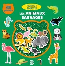 Pochette à gommettes - Les animaux sauvages