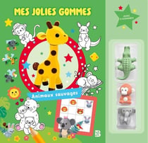 Mes jolies gommes : Animaux sauvages