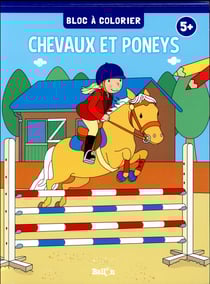 Bloc à colorier - chevaux et poneys
