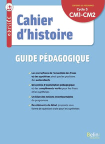 Odyssée : histoire - cycle 3 - cahier de frises - guide pédagogique
