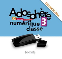 Adosphere 3 - manuel numerique interactif pour l'enseignant (cle usb)