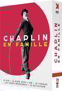 Chaplin en famille - Le dictateur + Les temps modernes + La ruée vers l'or + Le cirque + The Kid