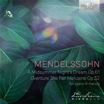 Mendelssohn : le songe d'une nuit d'été (transcription pour piano à 4 mains)