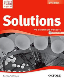 Solutions 2nd edition pre-intermediate: workbook and audio cd pack