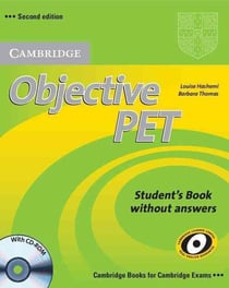 OBJECTIVE PET SECOND EDITION STUDENT'S BOOK WITHOUT ANSWERS WITH CD-ROM