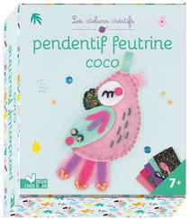 Pendentif feutrine coco