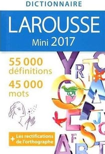 Mini dictionnaire larousse 2017