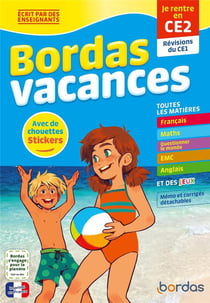 Bordas vacances : toutes les matières - CE1 vers CE2