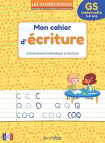 Mon cahier d'écriture : Entraînement méthodique à l'écriture - GS (édition 2025)