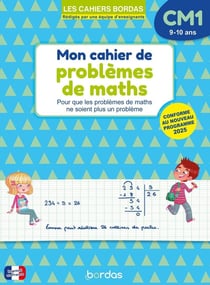Mon cahier de problèmes de maths - CM1