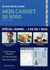 Carnet de bord special homme : -5kg en 1 mois