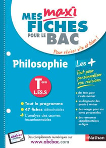 Mes maxi fiches abc du bac - philosophie - terminale l, terminale es, terminale s (édition 2018)