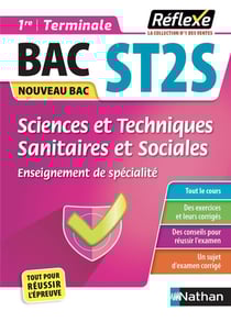 Réflexe Bac : 1re/terminale, bac ST2S - enseignement de spécialité (édition 2023)