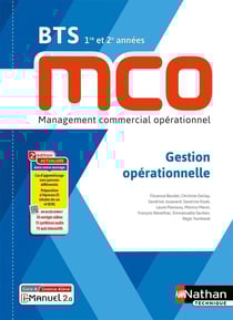 Gestion opérationnelle - BTS 1ère et 2ème années MCO - Livre + licence élève - 2023