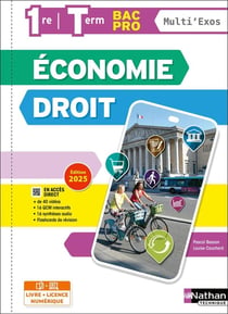 Économie-Droit - 1re, Terminale Bac Pro - Livre + licence (édition 2025)