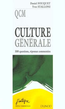 Qcm de culture generale