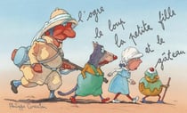 L'ogre, le loup, la petite fille et le gâteau