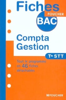 Comptabilite gestion - terminale stt